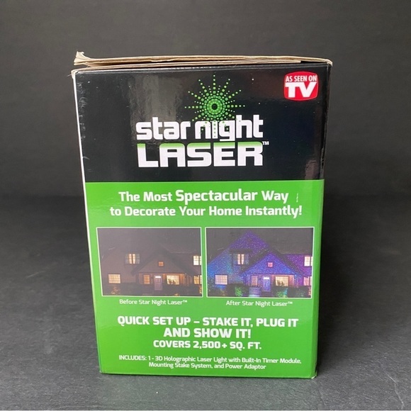 STAR night laser, year-Round lighting, as seen on TV - Picture 4 of 11